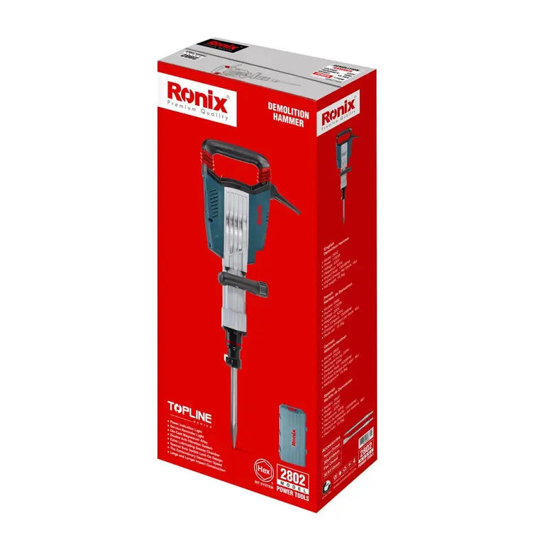 چکش تخریب برقی 14 کیلویی رونیکس مدل 2802