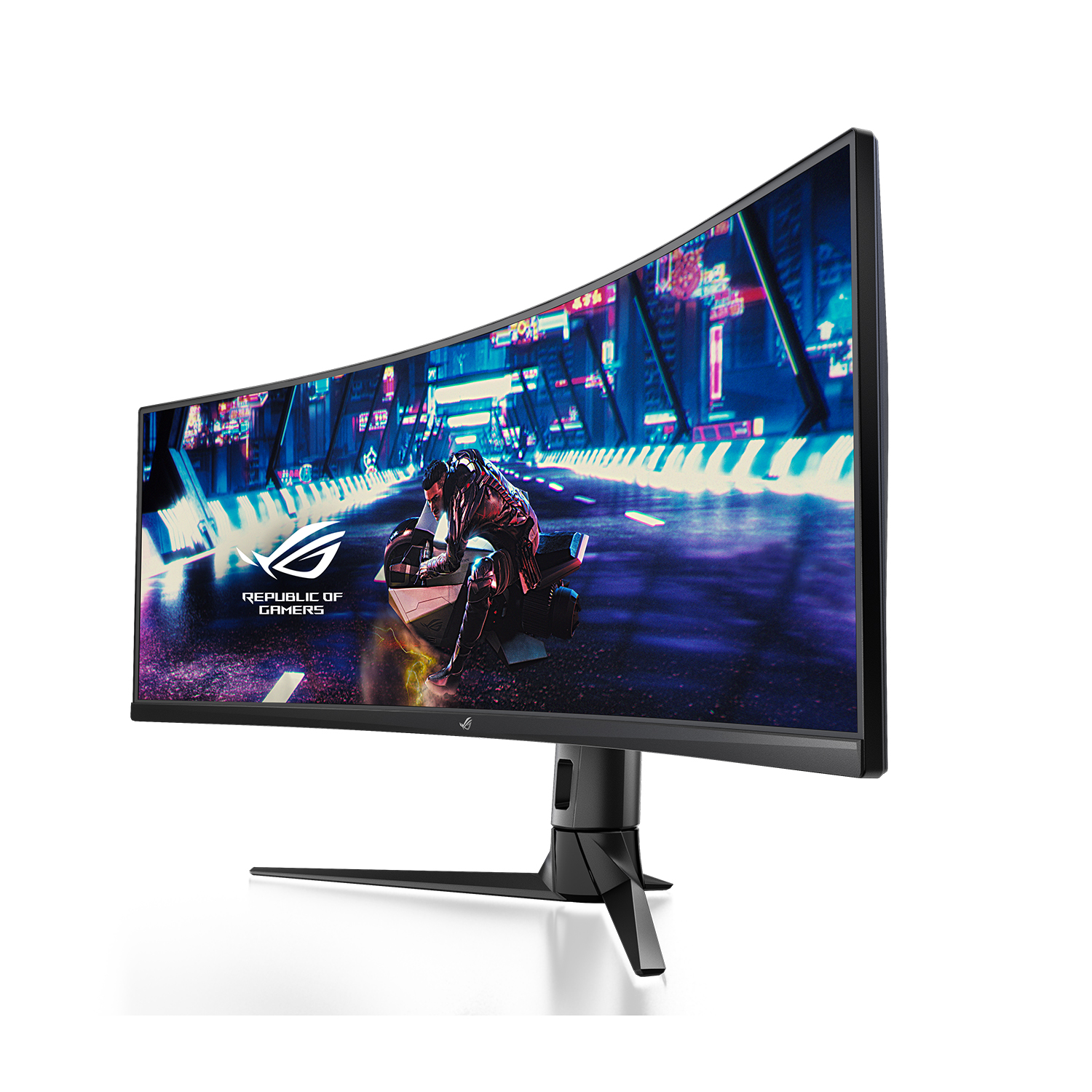 مانیتور خمیده گیمینگ ایسوس سایز 49 اینچ مدل ROG Strix XG49VQ