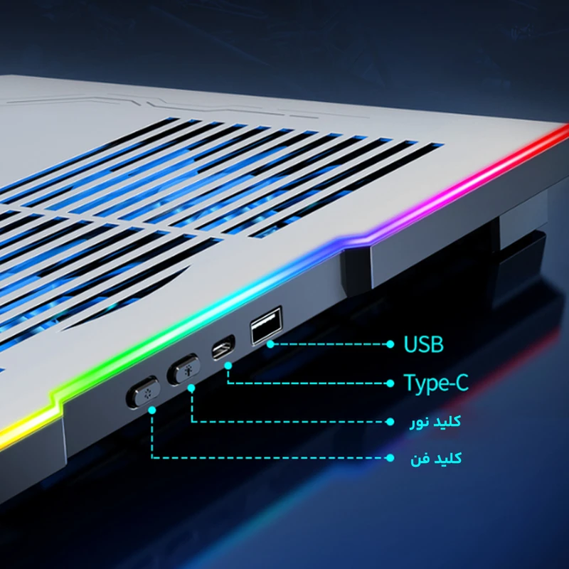 پایه خنک کننده لپ‌تاپ کول کلد مدل k42