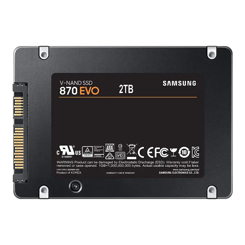 اس اس دی اینترنال سامسونگ مدل EVO 870 ظرفیت 2 ترابایت