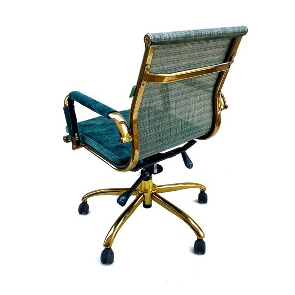 صندلی کارمندی مشکی طلایی مدل 2016B