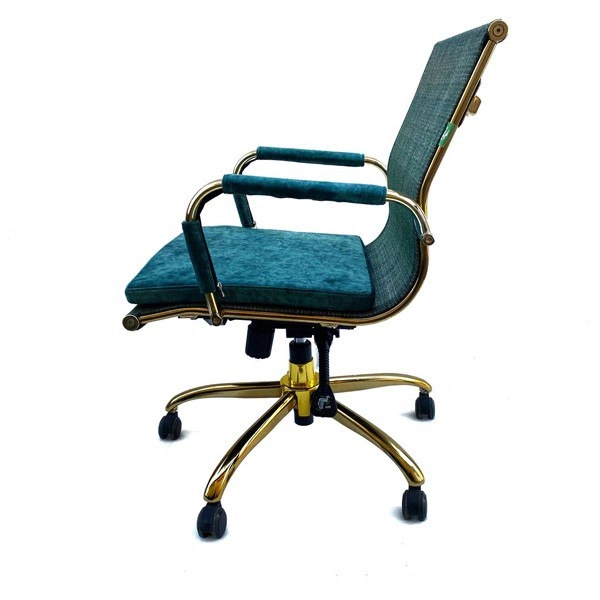 صندلی کارمندی مشکی طلایی مدل 2016B