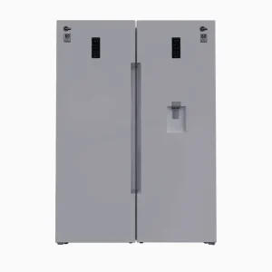 یخچال فریزر کلور دو قلو روسو آبریزاتومات(عرض ۲*۷۰) استیل