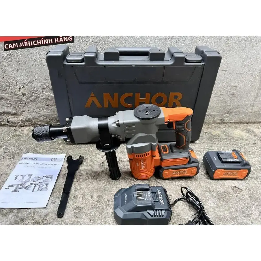 شارژی براشلس 20 ولت 4 آمپر آنکور مدل DCD1 تک باتری