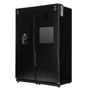 یخچال فریزر کلور دوقلو ROSSO PLUS یخساز اتومات (عرض ۲*۶۰) مشکی