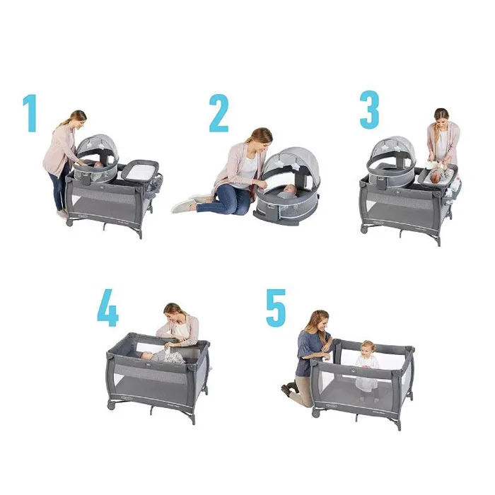 تخت و پارک گراکو Graco travel Dome lx