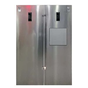 یخچال فریزر کلور دوقلو روسو استیل (عرض ۲*۷۰) هوم بار