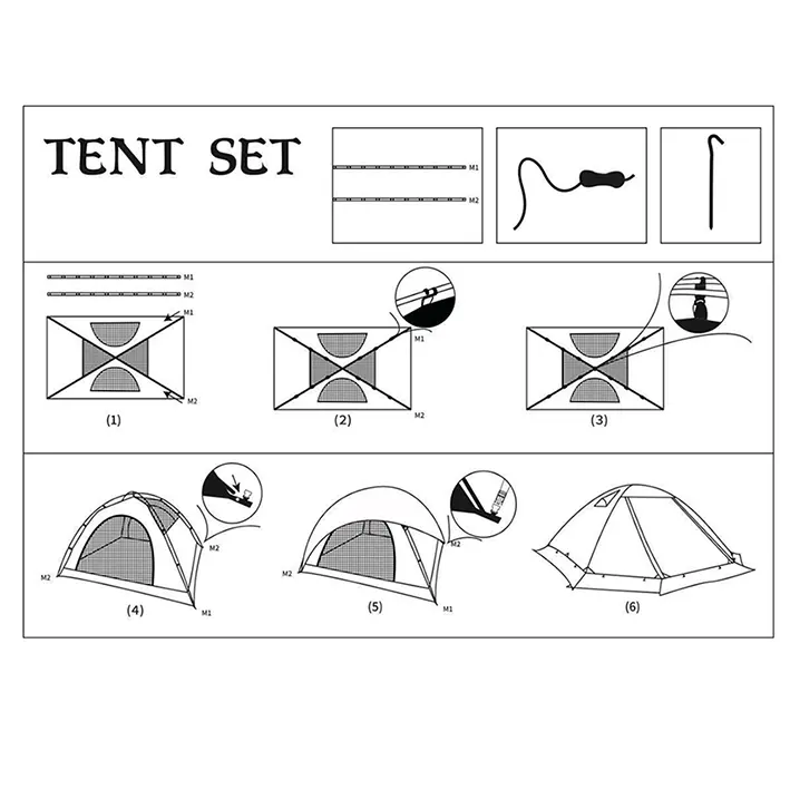 چادر k2003 کله گاوی (پکینیو) 3 نفره