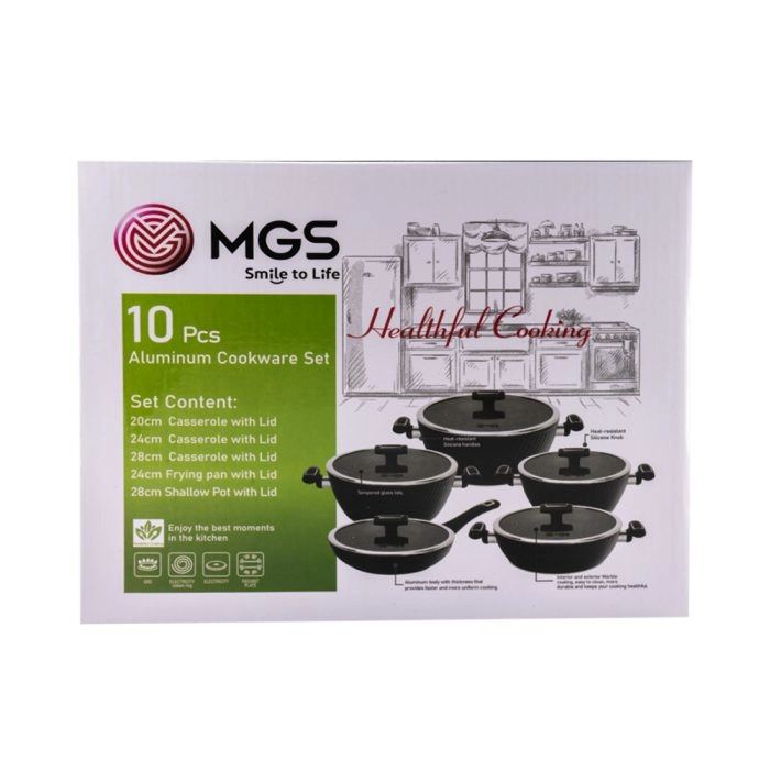 سرویس قابلمه 10 پارچه طرح فورج کد FR07