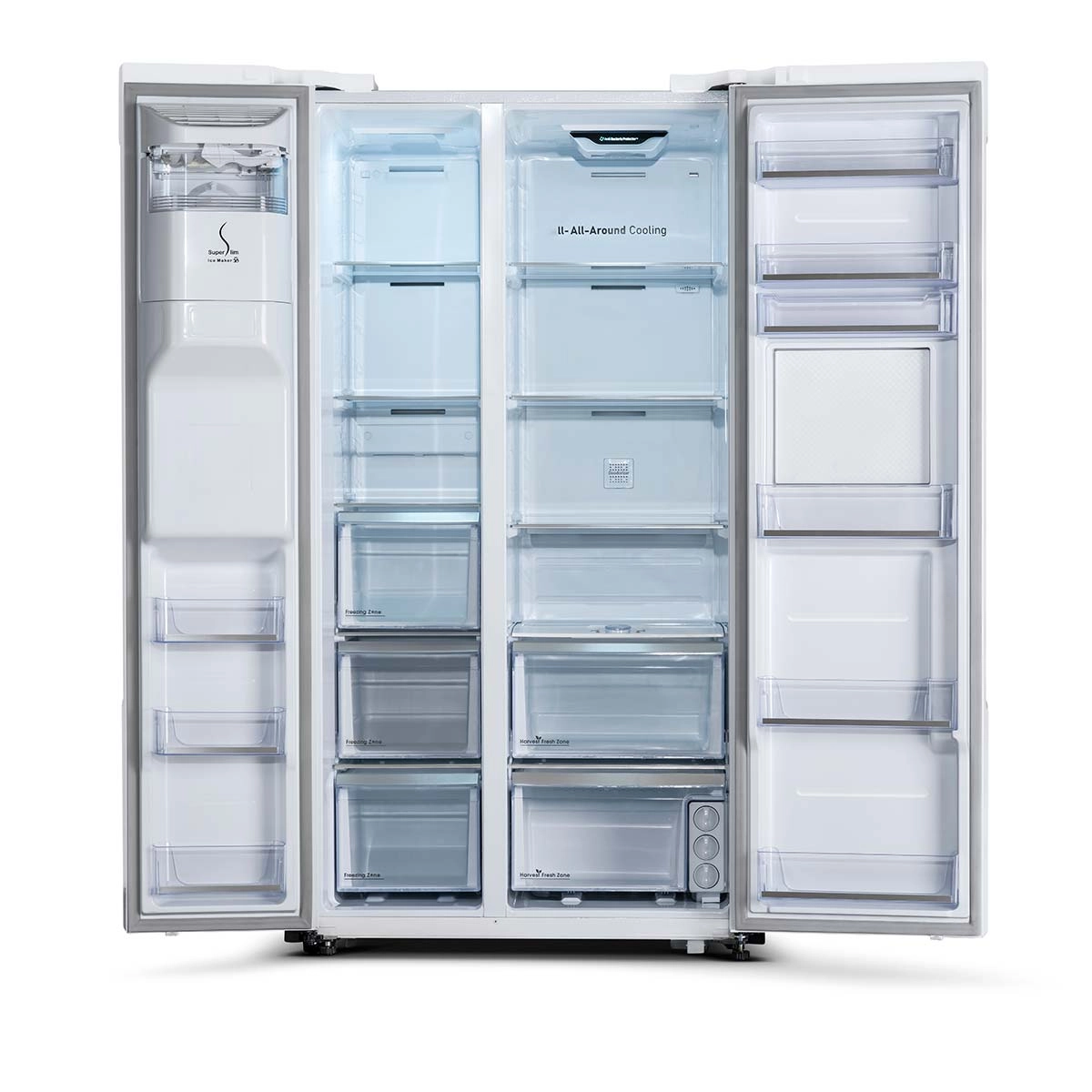 یخچال فریزر ساید بای ساید سری گلکسی هیمالیا