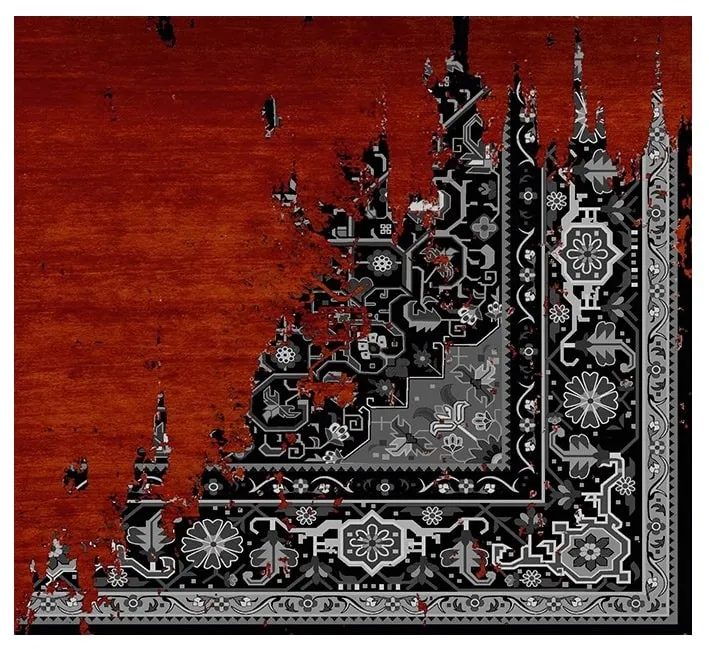 Hanox Square Machine-Made Carpet, “Graal” Design, Model HAN.103.1 (2)