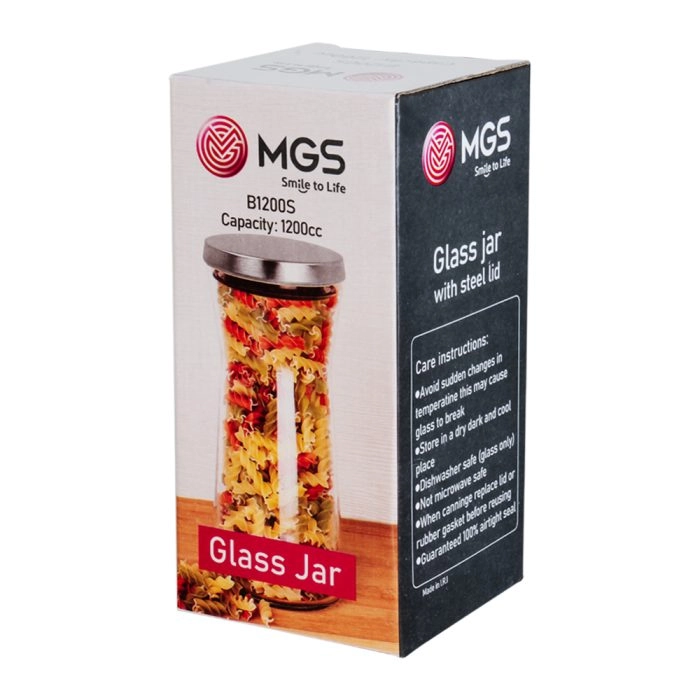 جا حبوبات ام جی اس شیشه ای B1200s