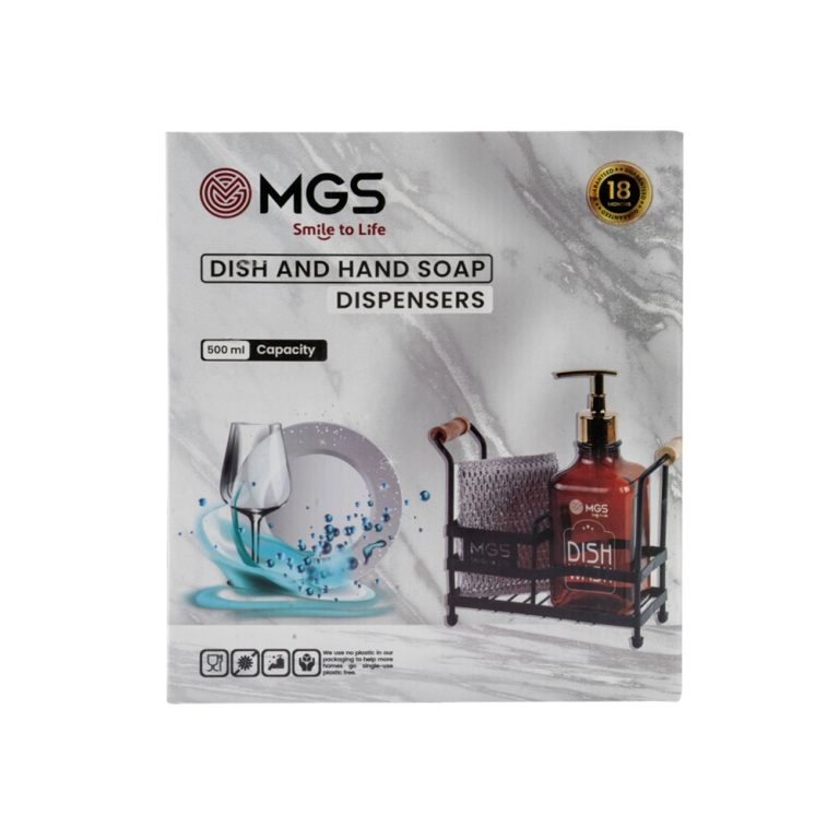 جا مایع ام جی اس شیشه‌‌ای استند دار کد 1010