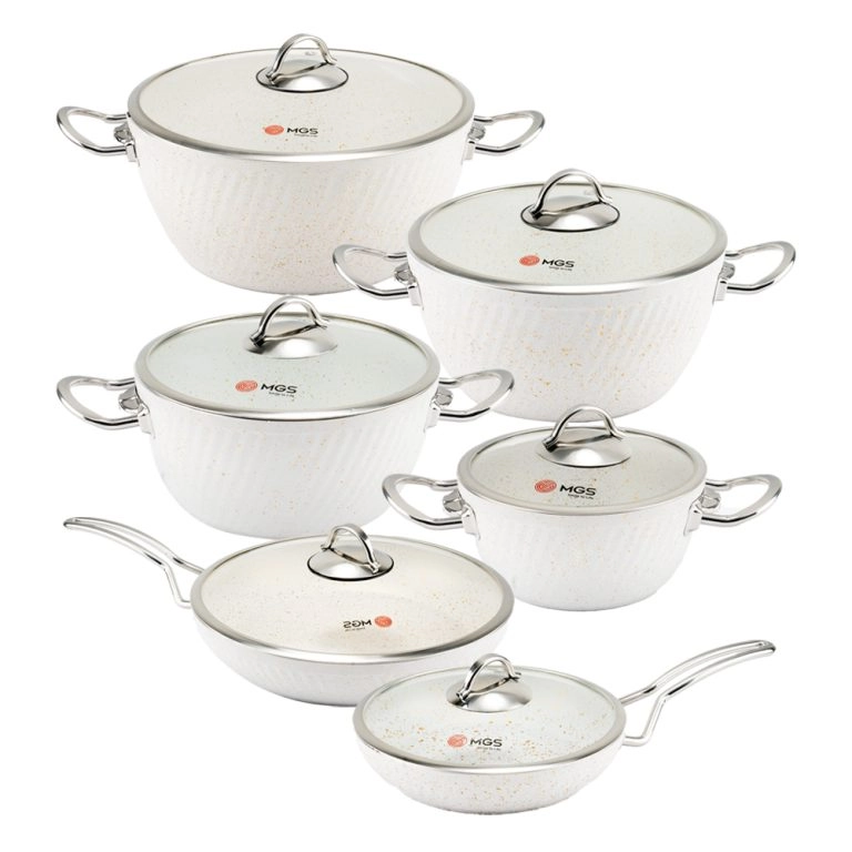 سرویس قابلمه 12 پارچه ام جی اس طرح فورج کد FR03S