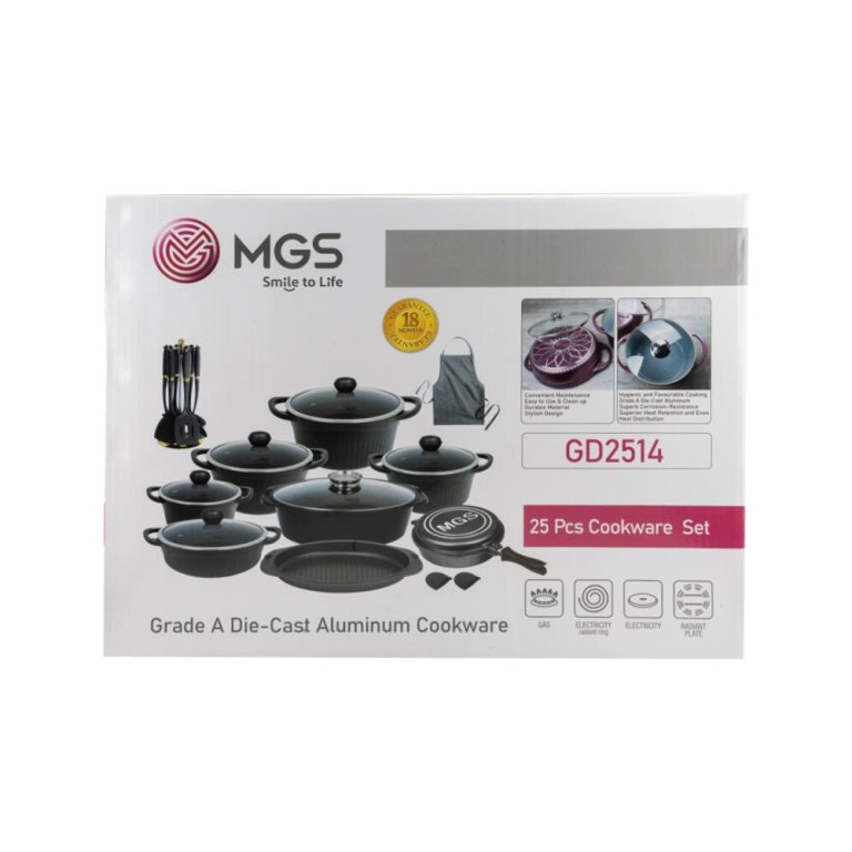 سرویس قابلمه 25 پارچه گرانیت طرح جرمنی D