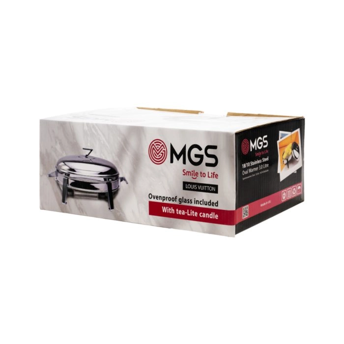 سوفله بزرگ بیضی کروم MGS کد OW4105