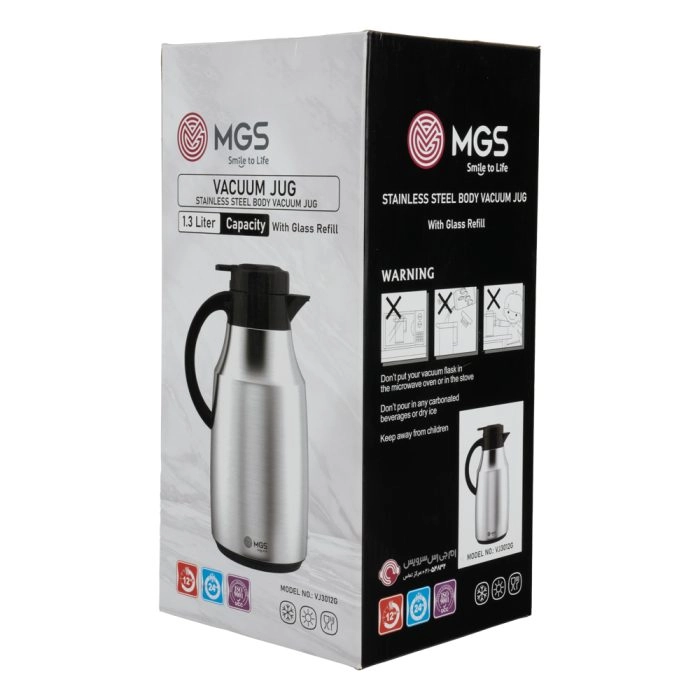 فلاسک 1.3 لیتر استیل MGS کد VJ3012G