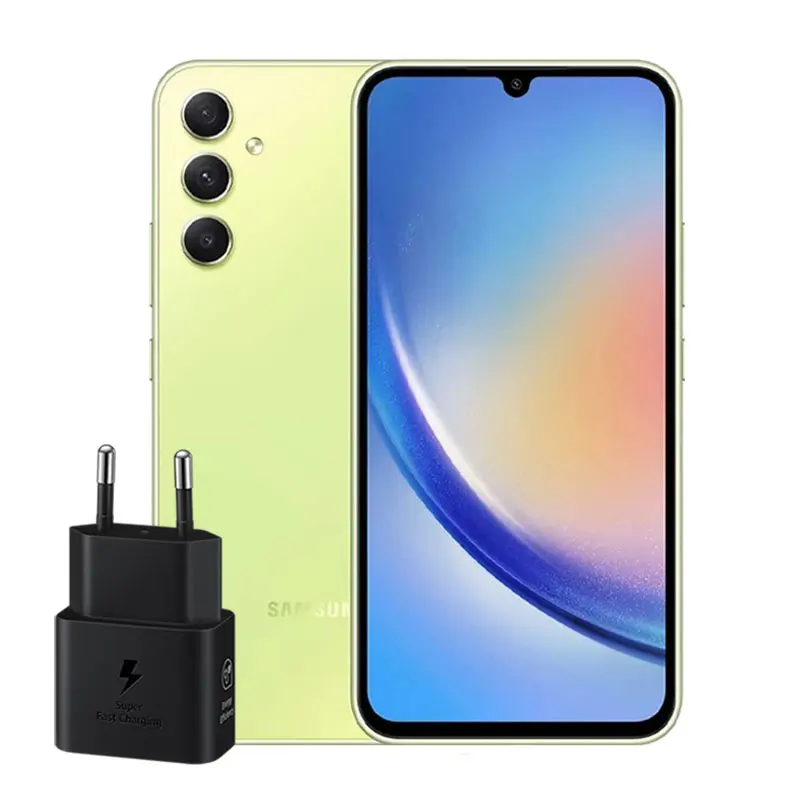 گوشی موبایل سامسونگ Galaxy A34 5G - به همراه شارژر 25 وات سامسونگ