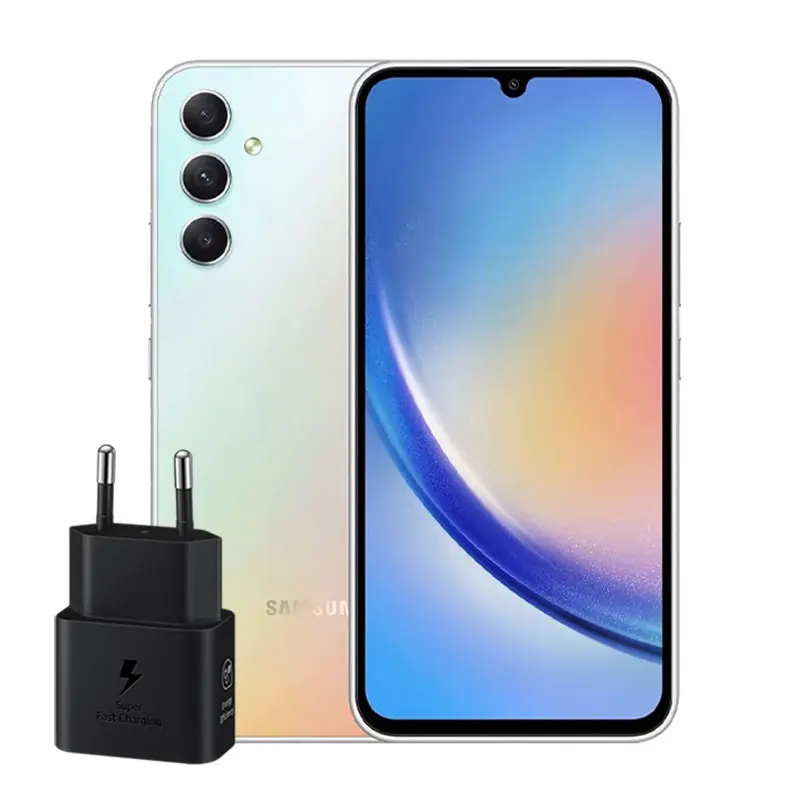گوشی موبایل سامسونگ Galaxy A34 5G - به همراه شارژر 25 وات سامسونگ
