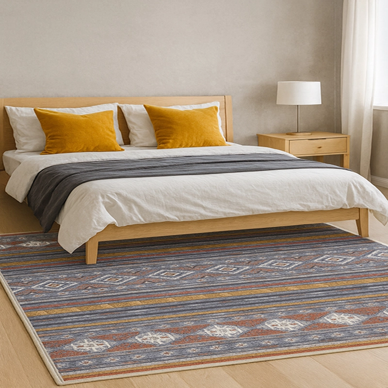 فرش ماشینی مینیمال هانوکس طرح پیران کد HANM.006