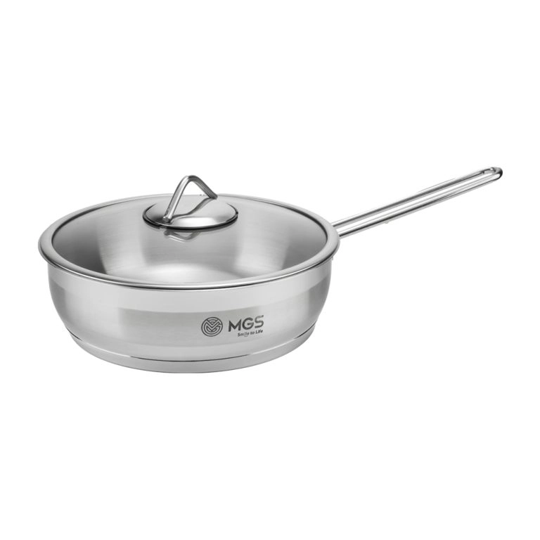 تابه ام جی اس سایز 24 تک دسته استیل کد 4117