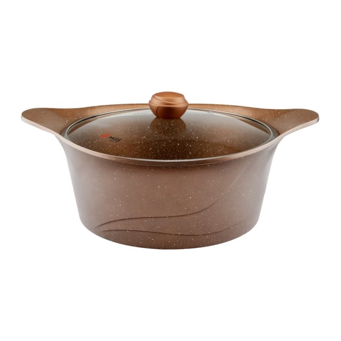 سرویس قابلمه 15 + 2 پارچه گرانیت طرح کره ای C