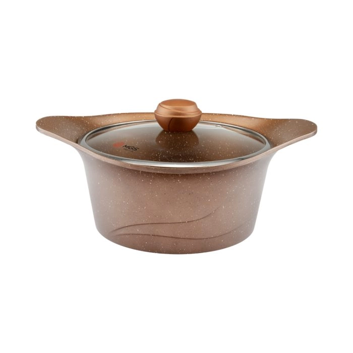 سرویس قابلمه 15 + 2 پارچه گرانیت طرح کره ای C