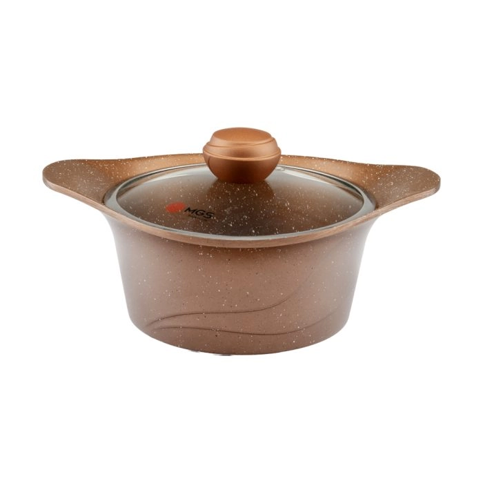 سرویس قابلمه 15 + 2 پارچه گرانیت طرح کره ای C