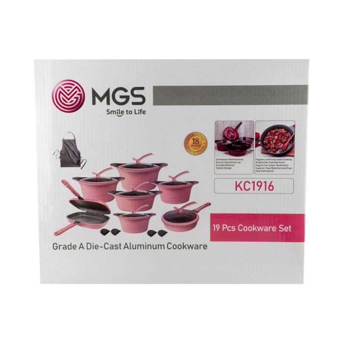 سرویس قابلمه 19 پارچه گرانیت طرح کره ای C