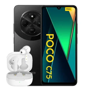 گوشی موبایل شیائومی Poco C75 - به همراه هندزفری QCY T13