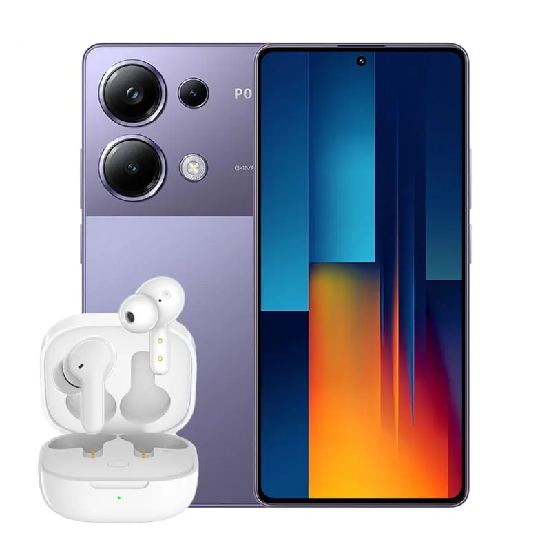 گوشی موبایل پوکو M6 Pro 4G - به همراه هندزفری QCY T13