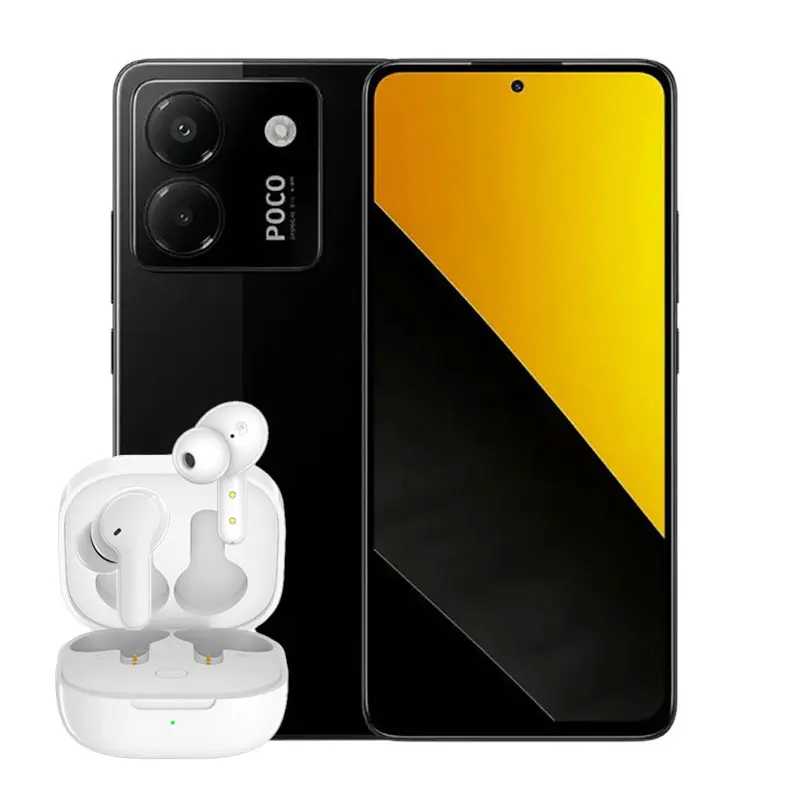 گوشی موبایل پوکو M7 Pro - به همراه هندزفری QCY T13 مشکی