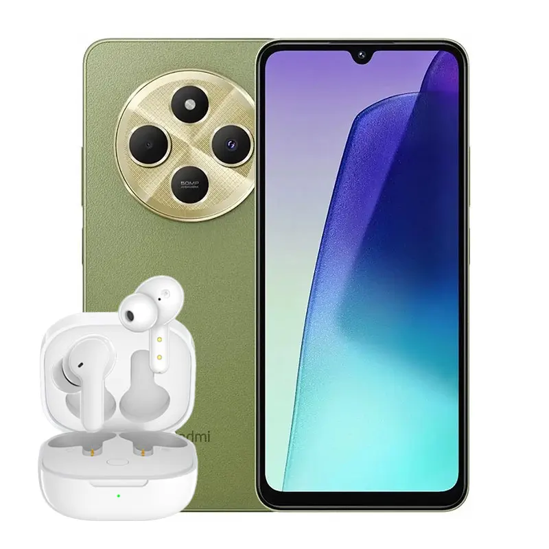 گوشی موبایل شیائومی Redmi 14C - به همراه هندزفری QCY T13 - سبز