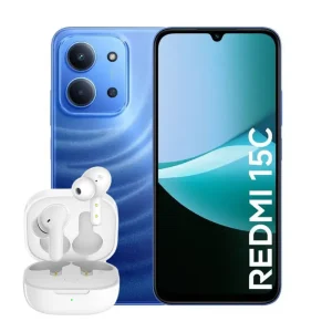 گوشی موبایل شیائومی Redmi 15C 4G ظرفیت 256 گیگابایت رم 8 گیگابایت - به همراه هندزفری QCY T13
