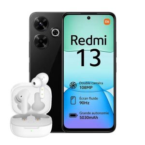 گوشی موبایل شیائومی Redmi 13 4G ظرفیت 128 گیگابایت و رم 8 گیگابایت - به همراه هندزفری QCY T13