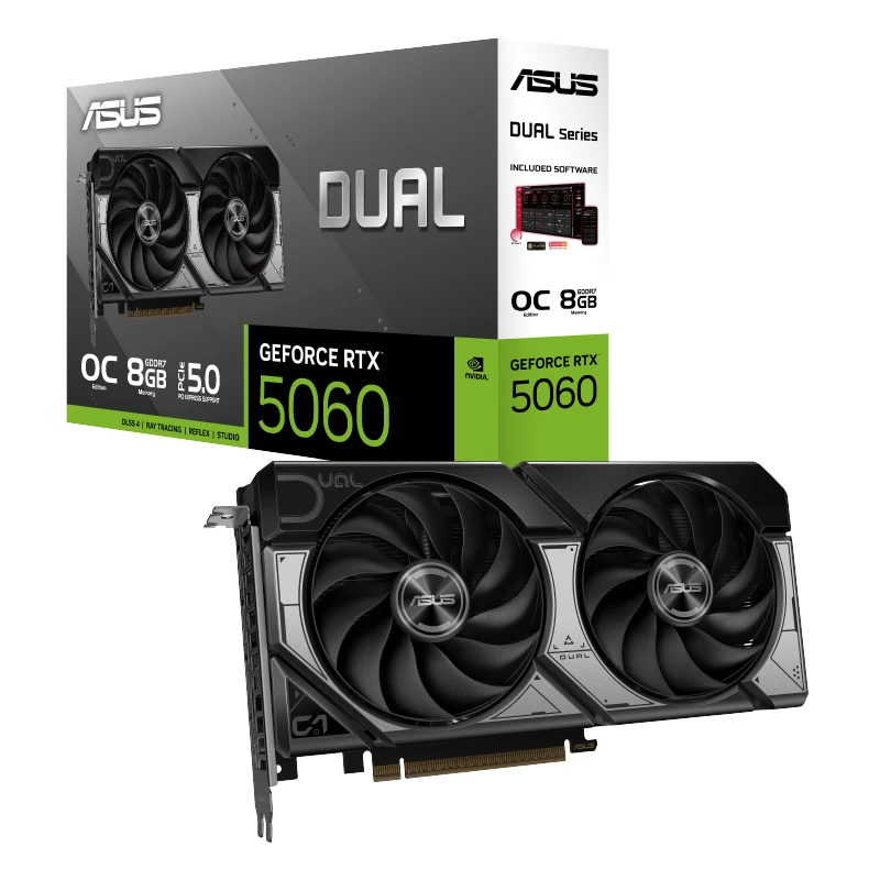کارت گرافیک NVIDIA ایسوس مدل Dual GeForce RTX 5060 OC 8GB