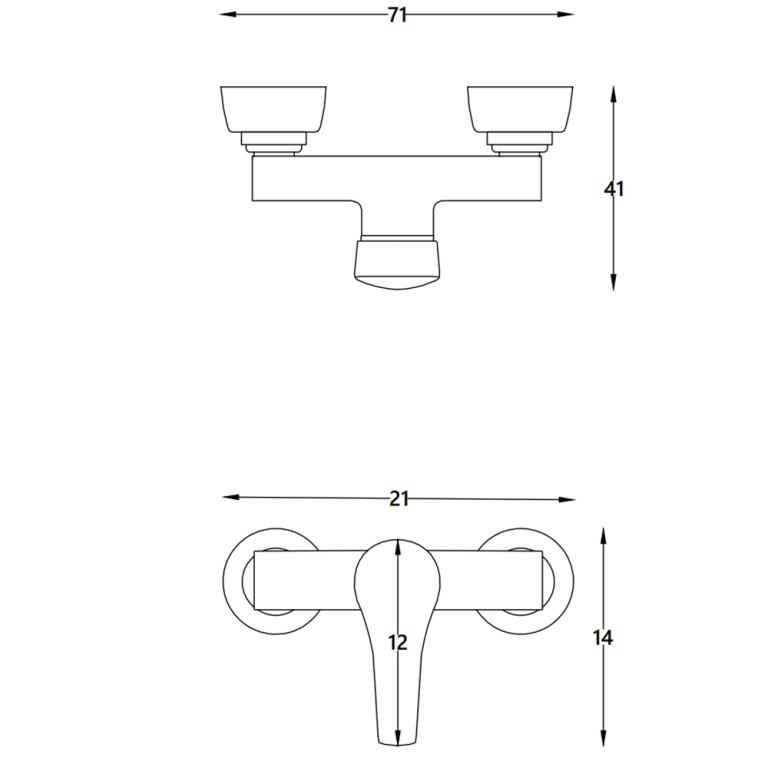 شیر توالت کسری مدل آبتین