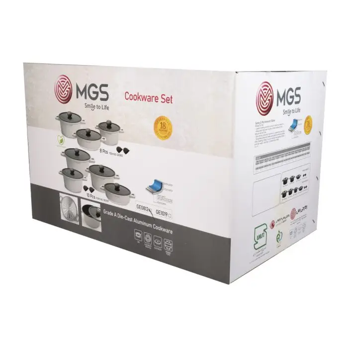 سرویس قابلمه 10 پارچه گرانیت طرح جرمنی E