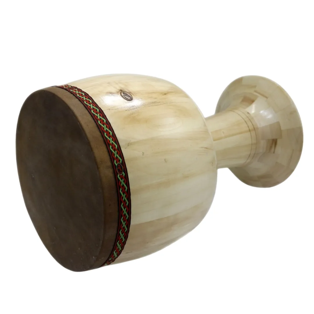 Helmi Tombak, Staved Body, 27cm Head Diameter, Design 4 (2)