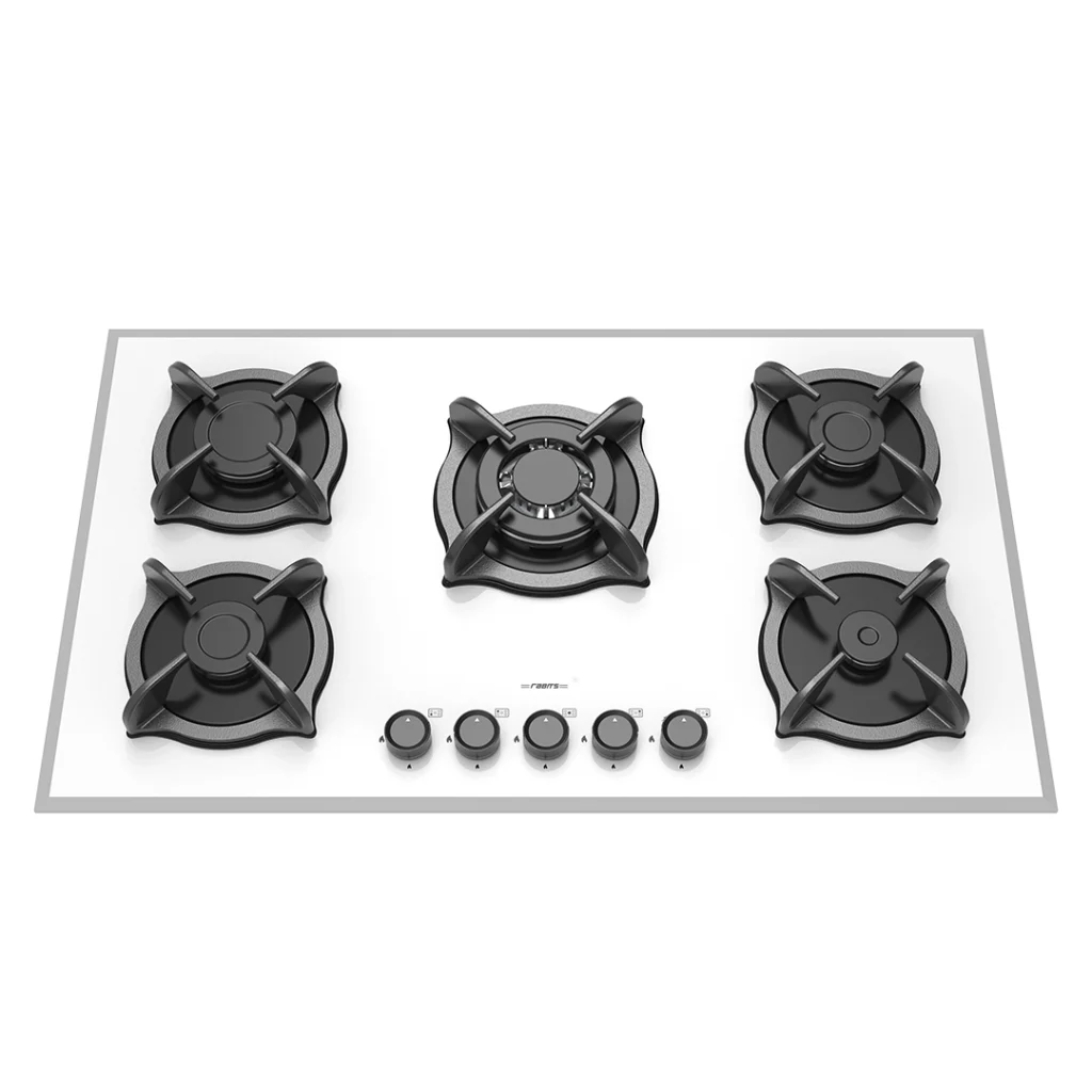 اجاق گاز شیشه ای توکار رابیتس RG-547W سفید
