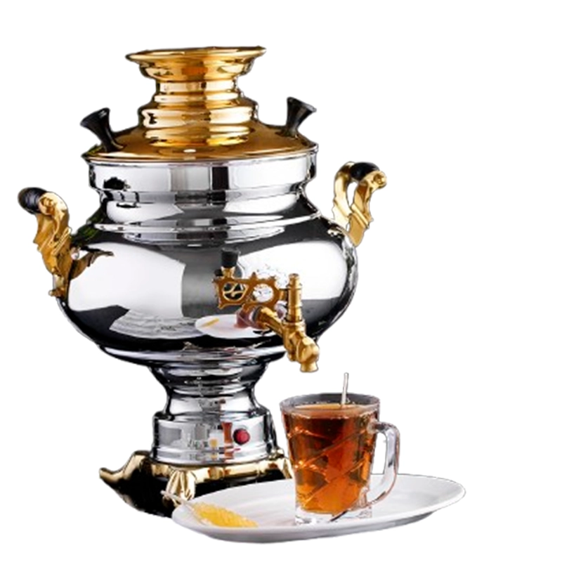 سماور برقی عالی نسب Sarina نفیس طلایی ظرفیت 5.5 لیتر-1