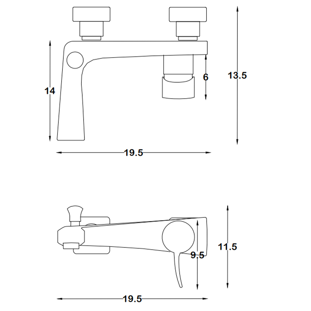 شیر حمام کسری مدل فیورنزو