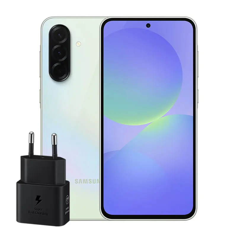 گوشی موبايل سامسونگ Galaxy A36 لیمویی - به همراه شارژر 25 وات سامسونگ