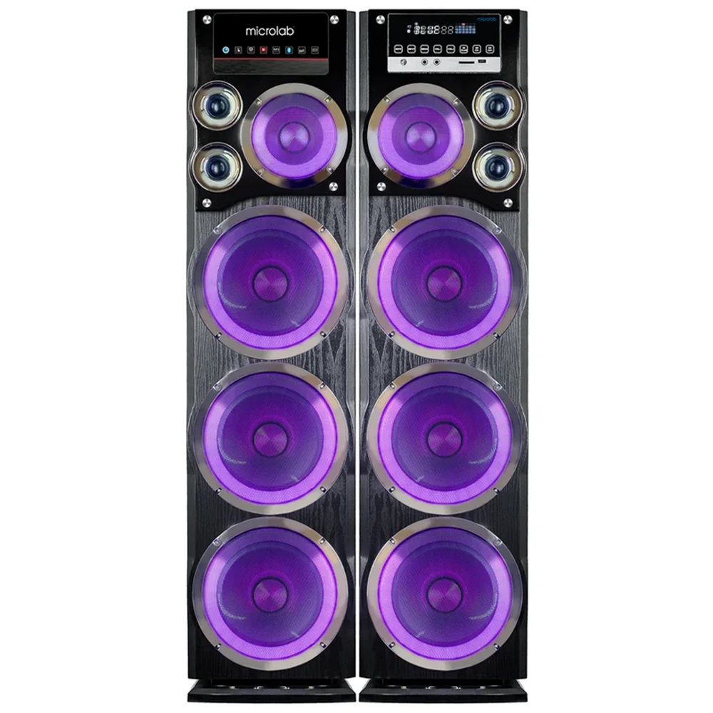 اسپیکر میکرولب 310101CY سیلیکون مشکی رقص نور-1