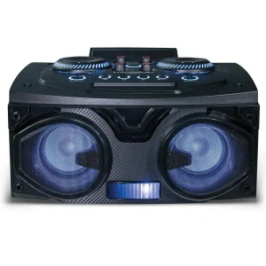 اسپیکر میکرولب KM‑S200 CHOROME 3D UFO LIGHT با آمپلیفایر-2