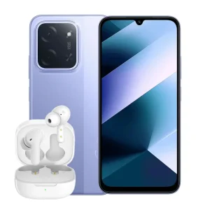 گوشی موبایل شیائومی پوکو Poco C85 بنفش - به همراه هندزفری QCY T13