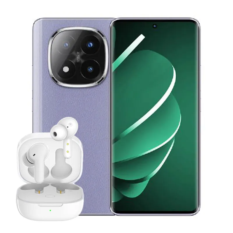 گوشی موبایل شیائومی Redmi Note 14 Pro Plus 5G بنفش - به همراه هندزفری QCY T13