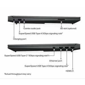 لپتاپ 15.6 اینچی اچپی مدل Victus 15-fa2093dx i7 13620H 16GB 512SSD 8G RTX5060