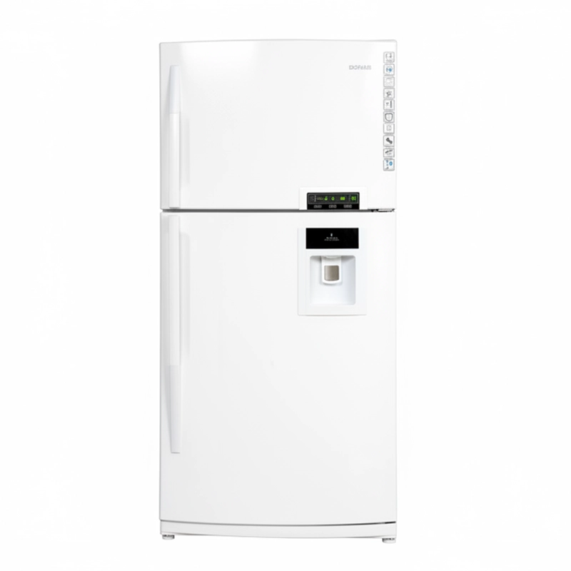 یخچال فریزر کمبی فریزر بالا دونار مدل D32-ROYAL-DNF650 آبریزدار عرض 85 سفید