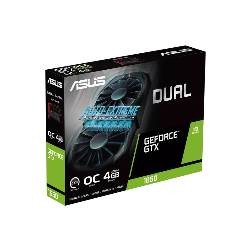 کارت گرافیک ایسوس مدل Dual GeForce GTX 1650 OC Edition 4GB GDDR6 EVO